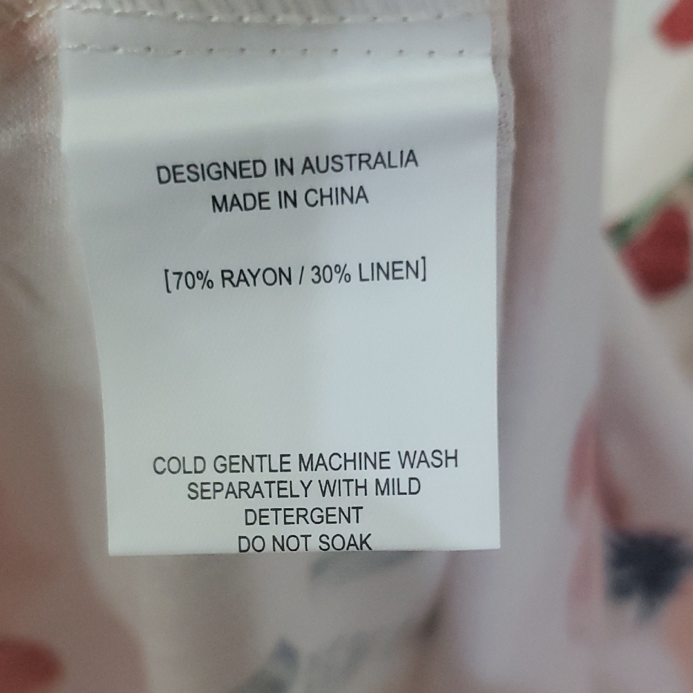 Fresh Fruits Print Cream Dress - Picture 6 of 8